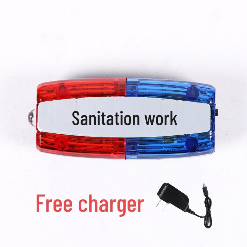 Rechargeable LED Shoulder Clip Strobe Light for Outdoor Running and Security