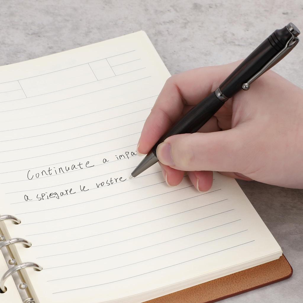 [AlistaVolare] Foresta Nero Wooden Ballpoint Pen (Ebony)