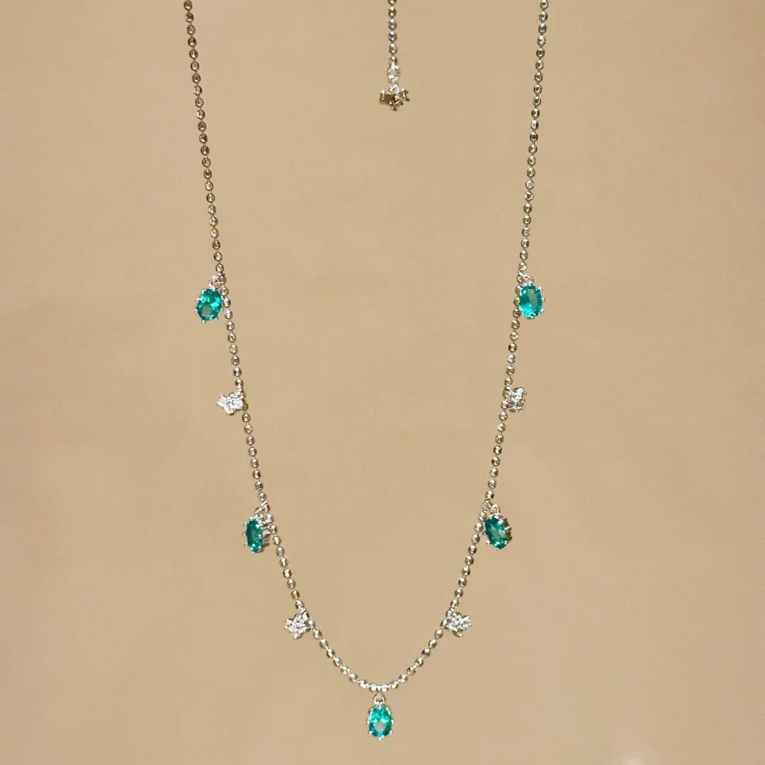 

2025 Fashionable and Exquisite Necklace with Pendant 18K Rose Gold Necklace for Women s Jewelry Party Gift 45cm