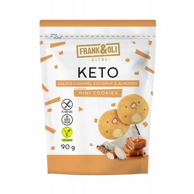 KETO Mini Cookies - Salted Caramel with Almonds 90g Frank Oli