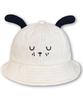 Leap Raupe Baby Hat with Elastic Beige Children's Ears, Summer,