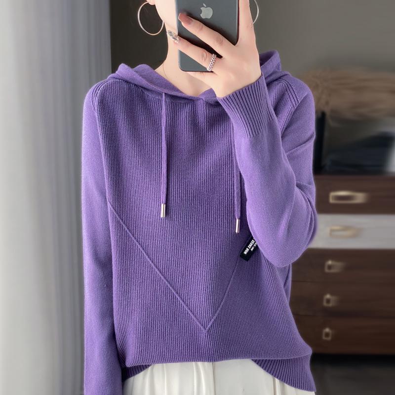 

Женские вязаные худи и топы с длинным рукавом Осень/Зима 2025 S under 95 cm