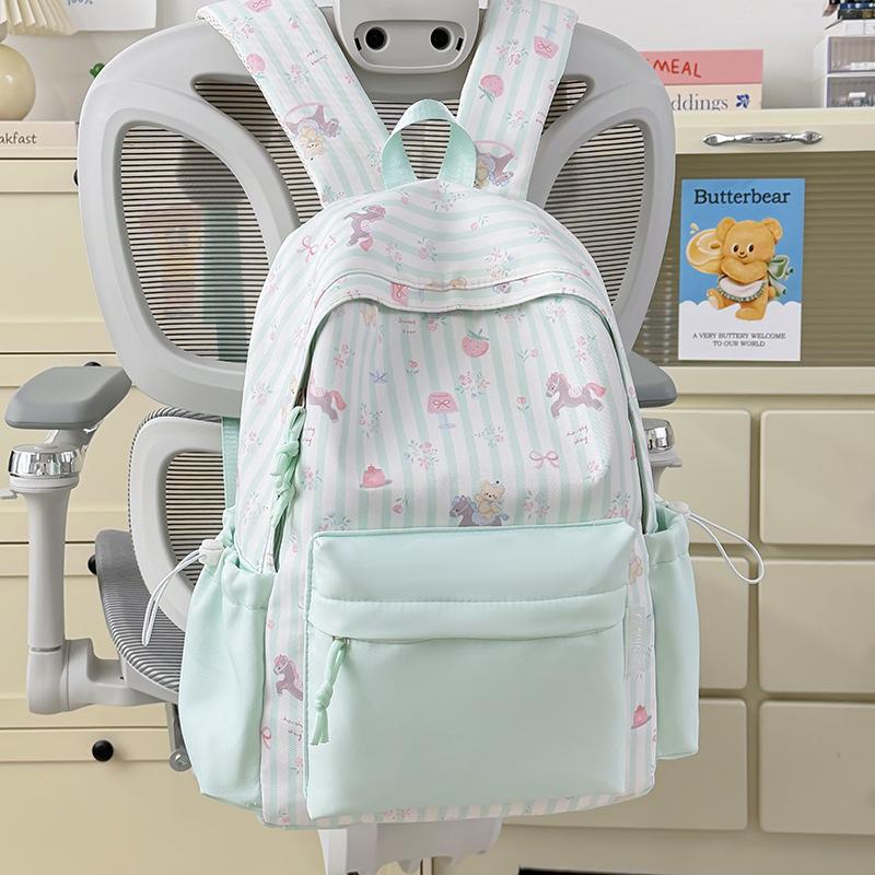 Schoolbag cute new backpack 1011 junior high school girls primary school backpack ins cute cartoon schoolbag female