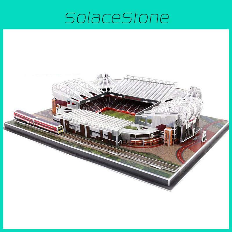 Football Club 3d Stadium Model Jigsaw Puzzle Exquisite Old Trafford Stadium Design