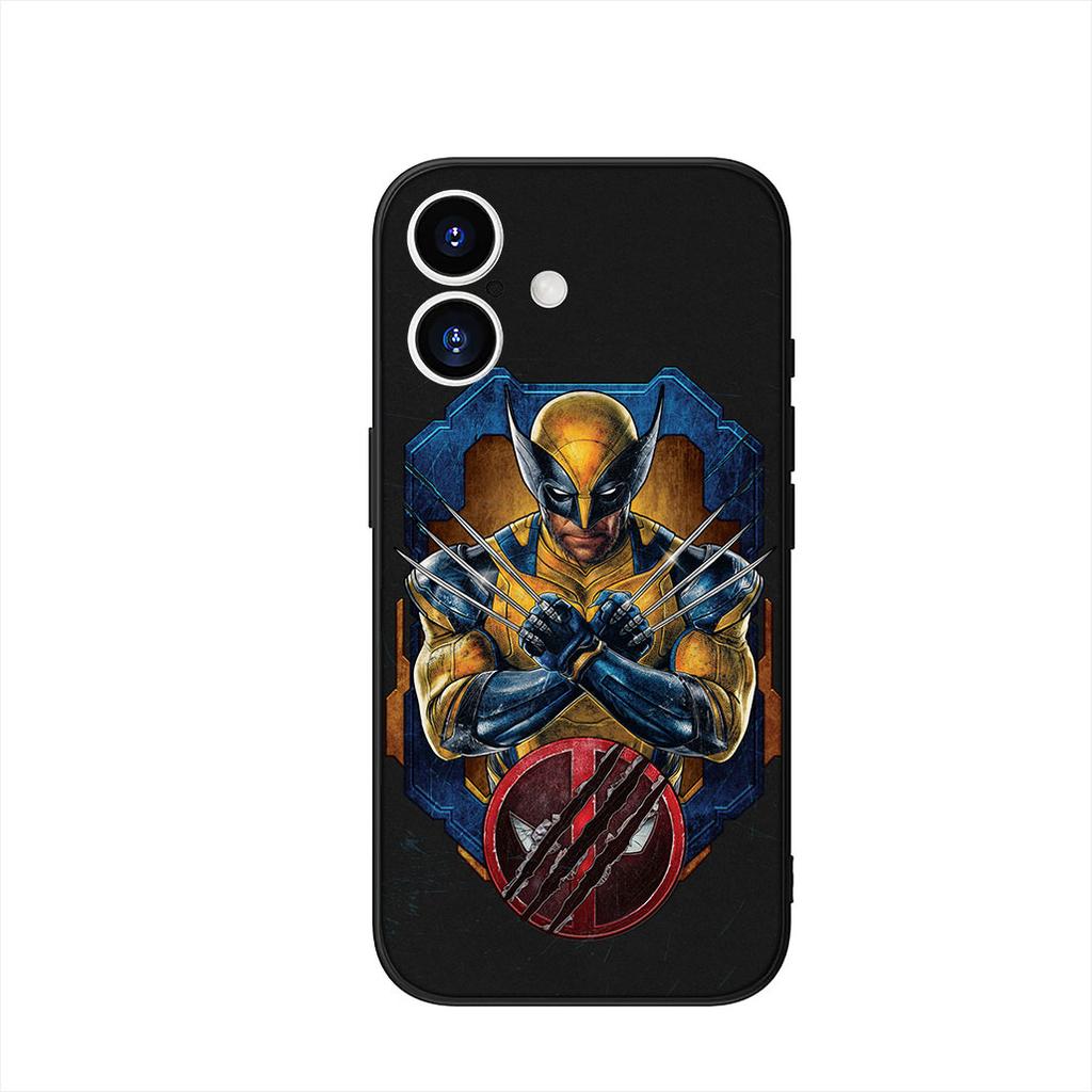 Deadpool Marvel Wolverine Cover Phone Case for Apple iPhone 16 15 14 Plus 13 12 Mini 17 Pro Max + 16E Air 16+ ProMax