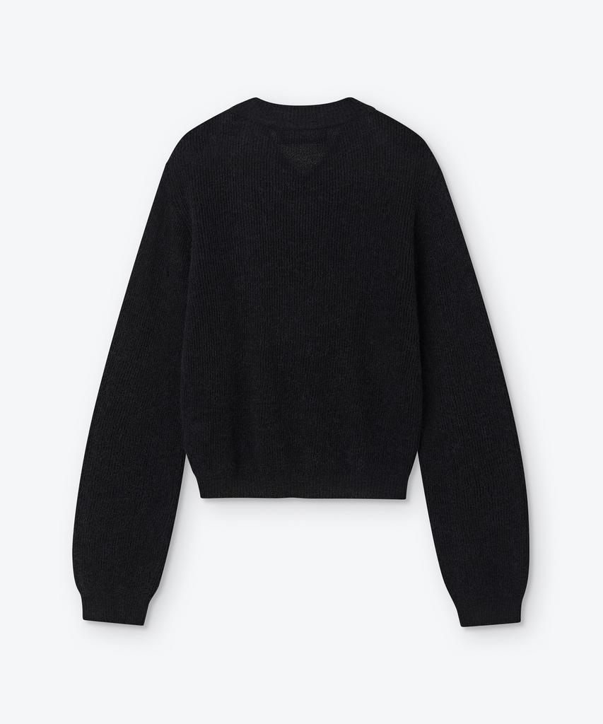 Weseuken Hairy Wool Knit (Black)