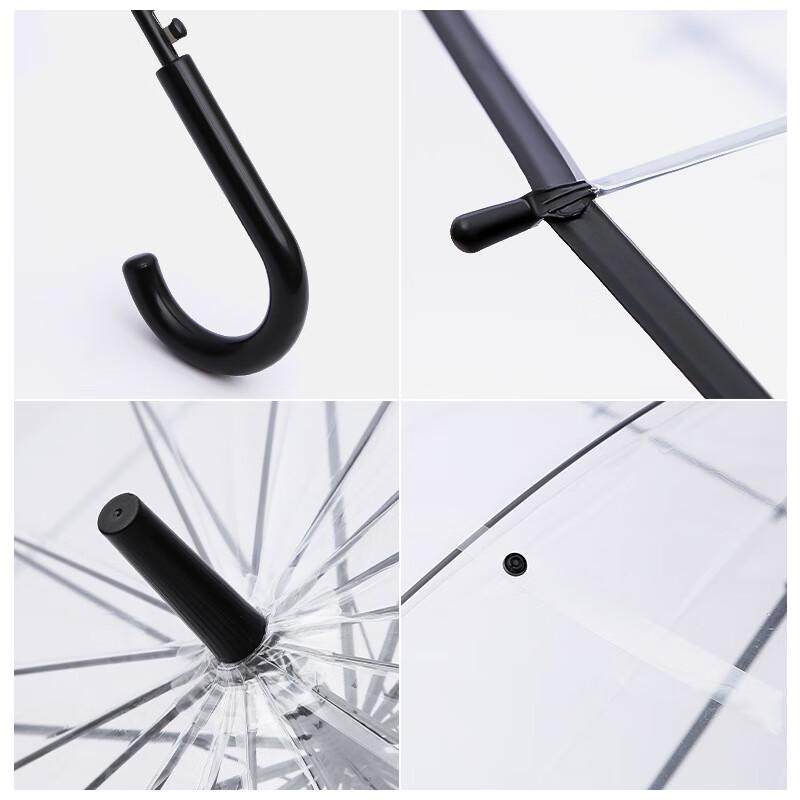 Tianwei T120003-01 Transparent Fiber Umbrella