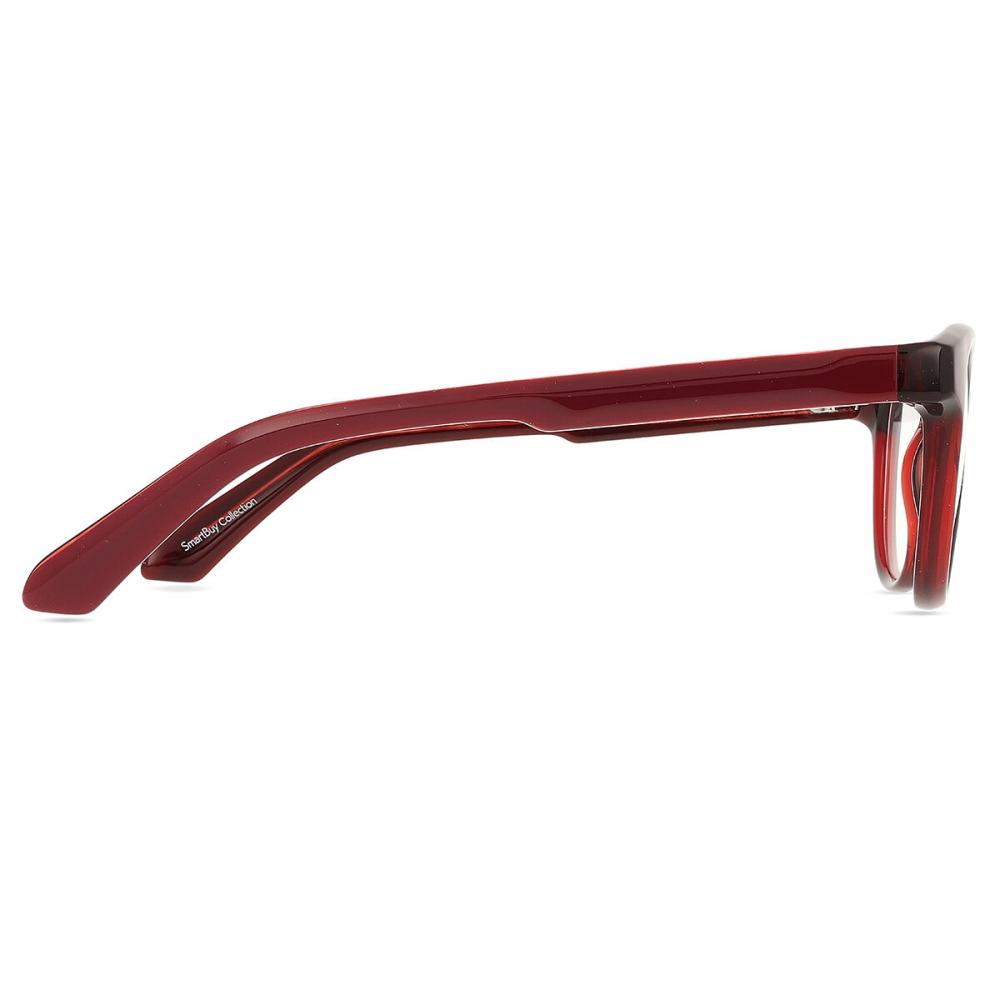 Full Rim Oval Transparent Red Smartbuy Collection Tropica 94724 C2 Fashion Unisex Eyeglasses