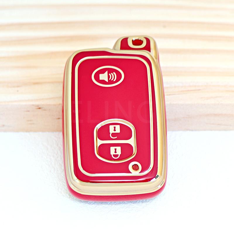 TPU Car Key Case Cover for Toyota Camry Crown Majesta Highlander Land Cruiser Prado Kluger Mark X Subaru Foreste XV Protector