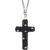 Crystal Cross Car Rear View Mirror Charm, Bling Rhinestone Car Hanging Accessories