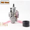 PWK Motorcycle Carburetor Power Injection For Racing Flat Side OKO Mikuni ATV Yamaha Universal Carburetor 21 24 26 28 30 32 34mm