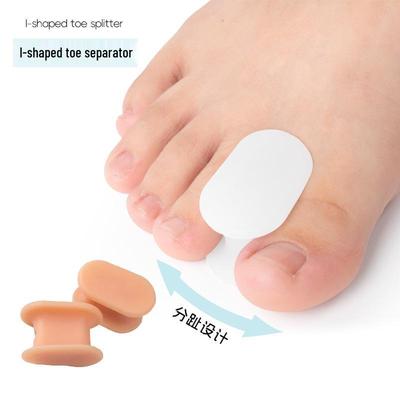 Separatore per Dita a Forma di I in Silicone per la Correzione di Alluce Valgo e Sovrapposizione delle Dita