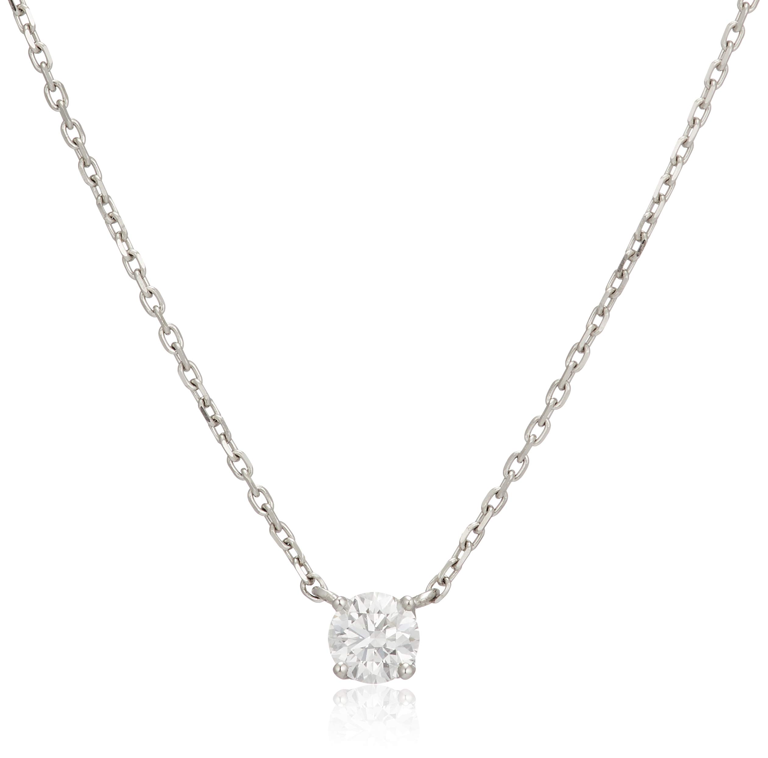

Diamond Approximately Appraisal Card Included Single Ladies Platinum Necklace 111823125004 [Yondo Sea] [Official] 0.1ct