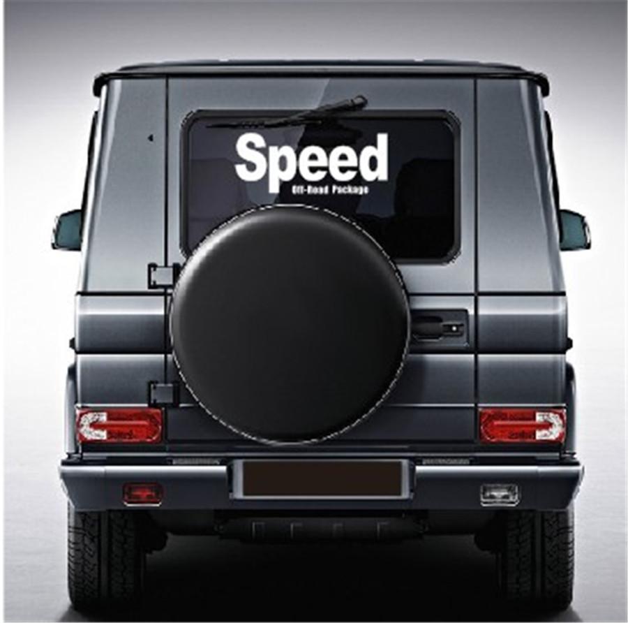 1 Pair Black Car SUV Vinyl Graphic Car Body Speed pentagram DIY Decals Stickers