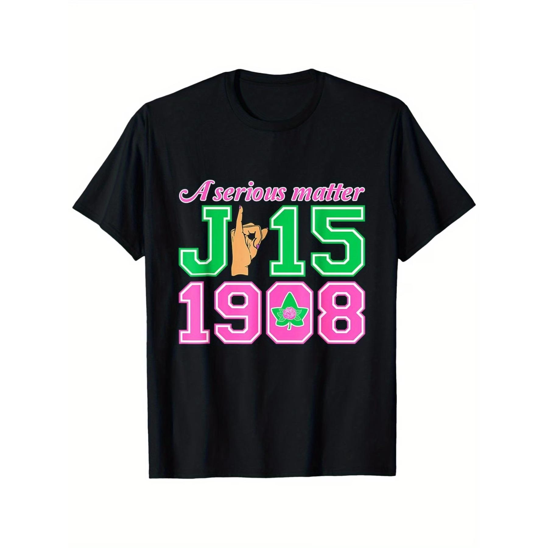 

Women Hand Sign A Serious Matter J15 Founders Day 1.9.08 T-Shirt, Unisex Cotton Casual Round Neck Outdoor Short Sleeve T-shirt XXL чорний