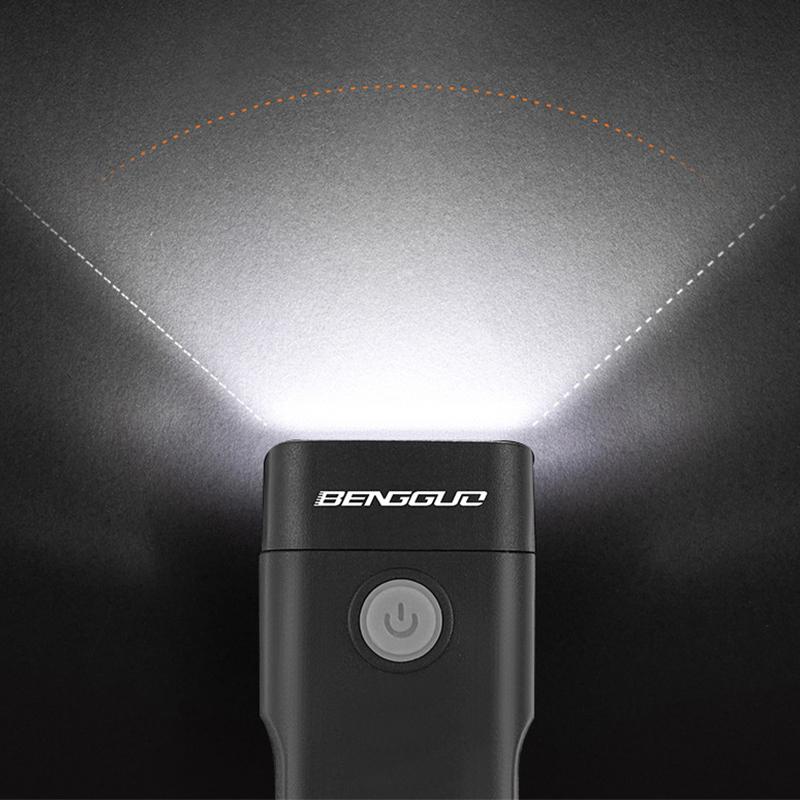 Bike Headlight Usb Rechargeable Cycling Flashlight Waterproof Bike Hanging Light High Brightness 3 Gears For Mountain Bike