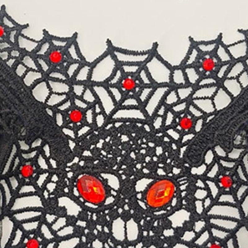 Victorian Lace Collar Gothic Feather Shrug Cape Shawl Shoulder Wrap Halloween Cosplay Costumes Feather Shawl Cape Gifts