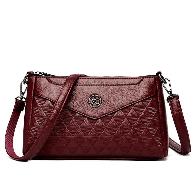 Luxury Designer Ladies Handbags Fashion High Quality Leather Shoulder Bags for Women New Solid Color Female Crossbody Bag Purses