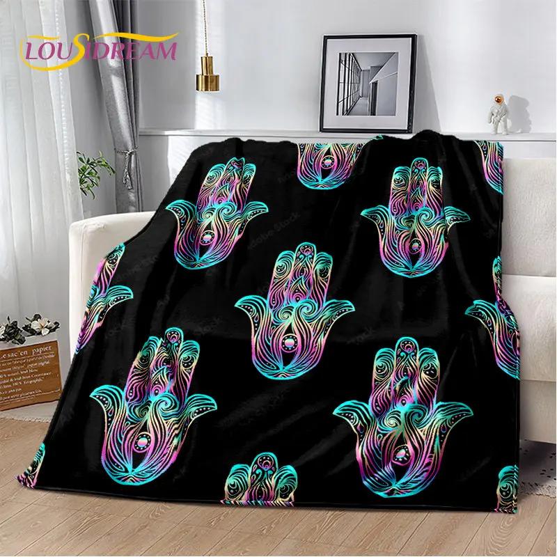 Cobertor de pelúcia macio Evil Eye Nazar Tree of Life, cobertor de flanela para sala de estar, quarto, cama, sofá, capa de piquenique para crianças