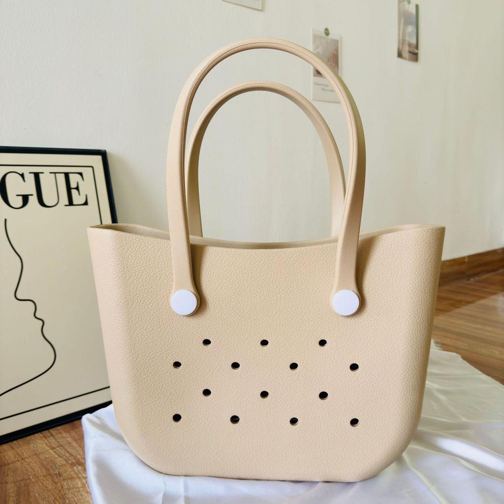 EVA Beach Handbag: Large Capacity DIY Travel Tote