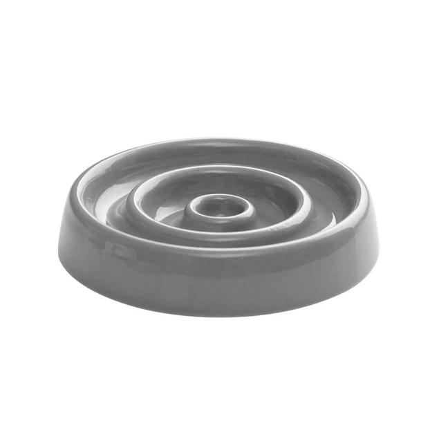 Ceramic Slow Feeder Pet Bowl - Anti-Choke Cat & Dog Food Dish with Neck Support for Healthy Digestion, Easy Clean Non-Tip Pet Feeding Plate bowl