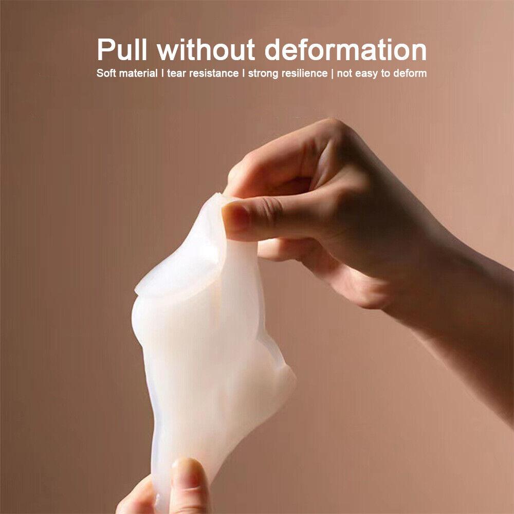 3D Cartoon Bear Silicone Ice Cube Mold Chocolate Cake Mould Tray Ice Cream Whiskey Wine Cocktail DIY Silicone Mold Kitchen Tools