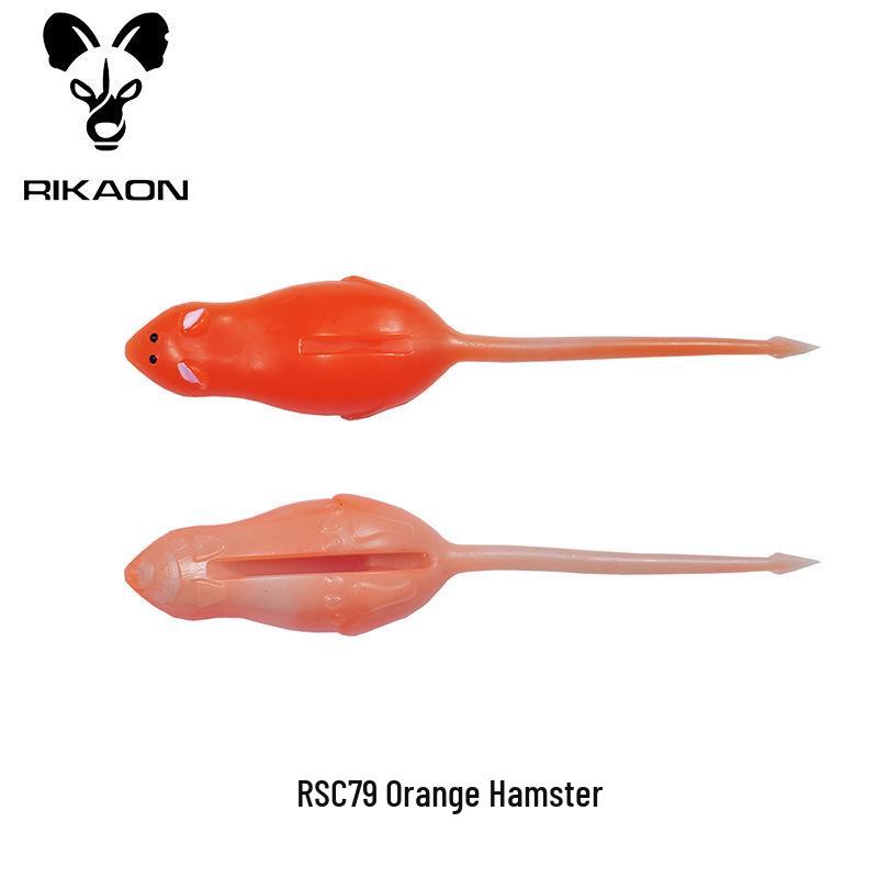 

RIKAON Jerry Mouse Soft Bait: 4.5 Floating Mouse-Shaped Lure for Bass Fishing 4.5 inches / 110 mm