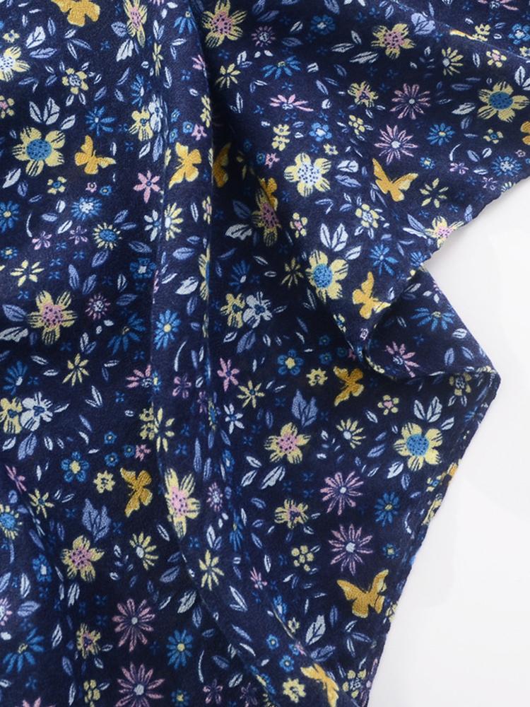 Cotton Linen Women Silk Scarf Cute Soft Floral Print Shawl Foulard Femme Mujer Pareo Muffler Bufanda Stoles Hijab Bandana Summer