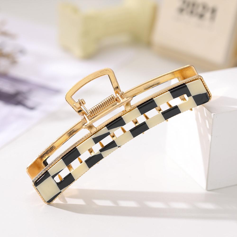 2023 Black and White Decorative Headdress Student Hairpin Temperament Women's Fashion Hairpin