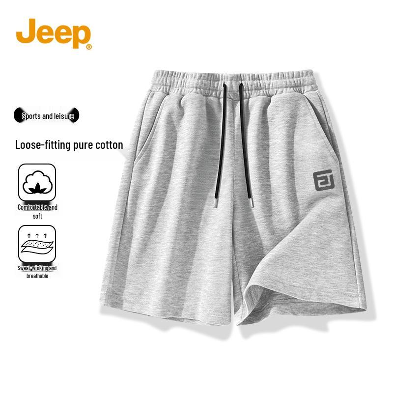 Jeep Men's Summer Breathable Cotton Shorts