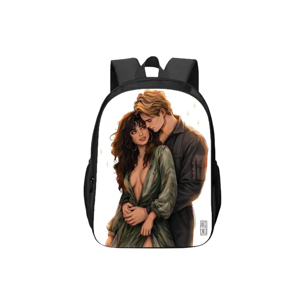 Youth Trendy Backpack Large Capacity Double Layer School Bag Casual Student Backpack Durable Material Lightweight Design