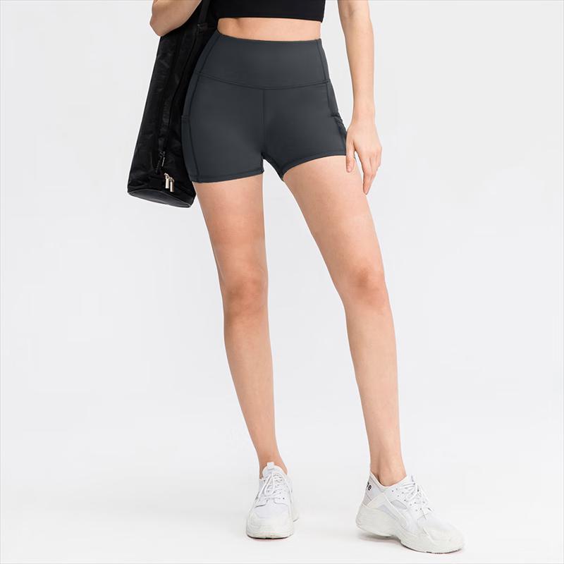 Women s High-Elastic Yoga & Running Shorts 12/2XL
