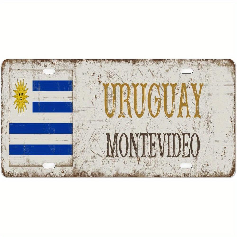 

Vintage Rustic Distressed Year License Plate D Flat Aluminum Tin Sign Wall Art Decor for Garage Bar Man Cave and Car Front 15x30cm(5.9x7.8inch)