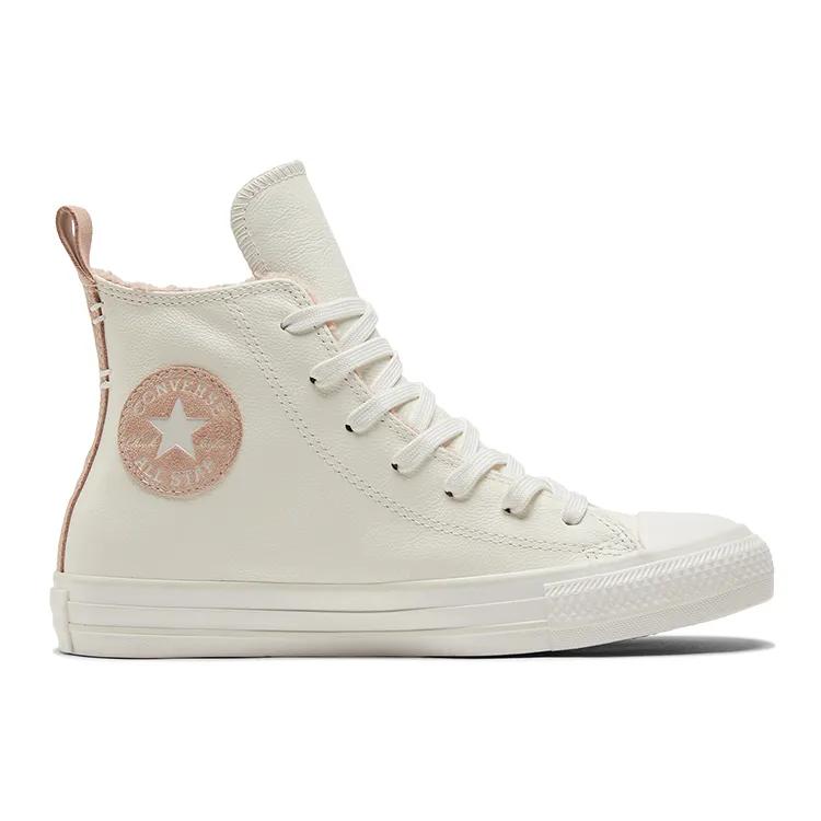 Converse Womens All Star High 'Perfect Is Not Perfect - Vintage White' (women's sizes) Vintage White / Dusk Pink Canvas Shoes