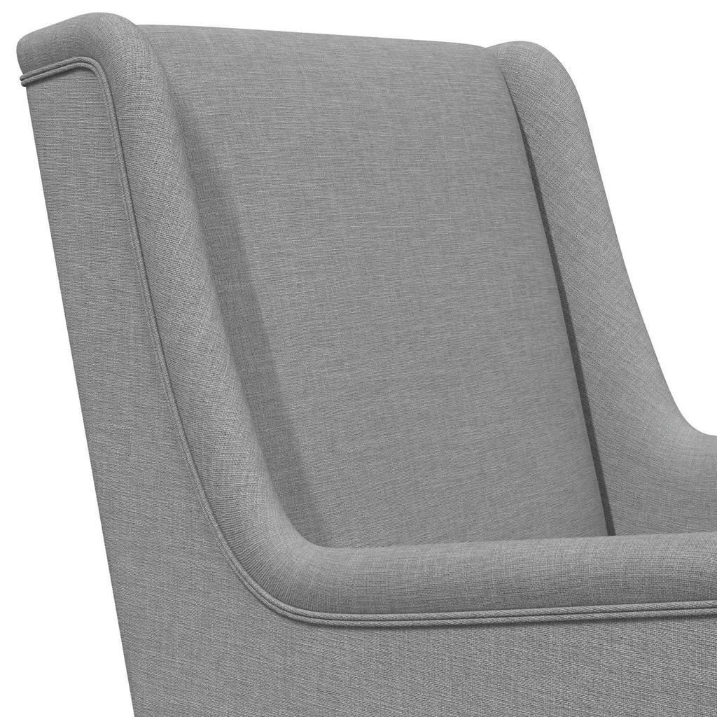 Armchair Light Grey Fabric