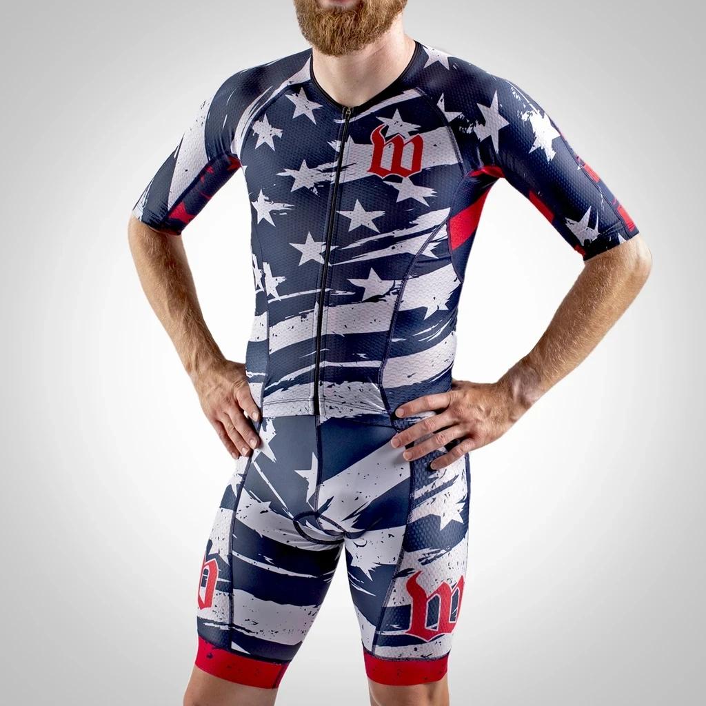 Wattie Ink Bike Shorts Bike SuitsMen‘s Cycling Jumpsuit Race Skinsuits for Cycling Speed Suit Long Sleeve Jersey Road Mountain