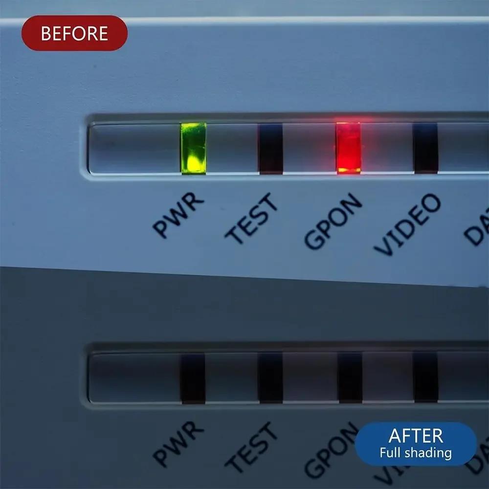 Led Covers Block Light Dimming Stickers Easy to Use Black Color Blackout Stickers Great Adhesion Strength Shading Avoid Glare