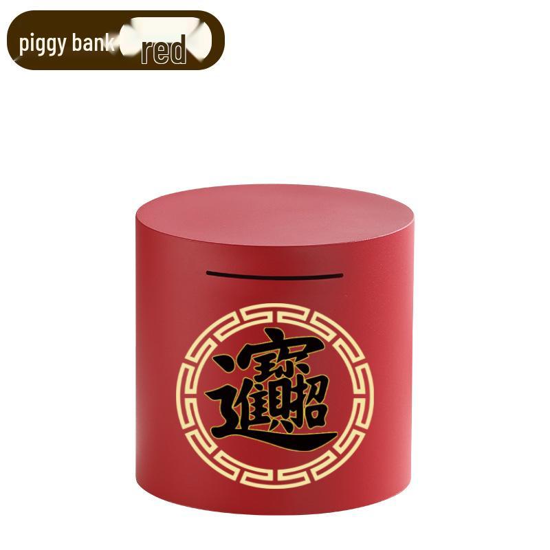 2025 Ulusal Trend Tarzı Kırılmaz Kumbara - Yetişkinler ve Çocuklar İçin - Şanslı Tasarruf, Kalınlaştırılmış Tasarım