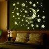 New Glow In The Dark Stars Moon Wall Stickers for Kid Living Room Luminous Sticker Decor