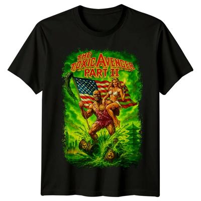 The Toxic Avenger Teil II (1989) T-Shirt im Retro-80er-Jahre-Stil, inspiriert von Filmplakaten