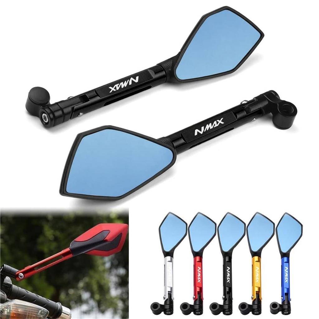 Motorcycle Side Mirror Fit Motorcycle Side Rear View Mirror for Yamaha NMAX125 NMAX155 NMAX
