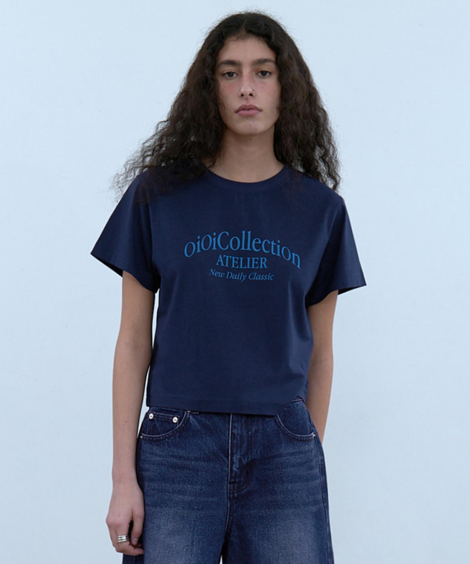 Oioi Collection Atelier Women S T-Shirt Navy Xs