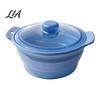 Nonstick Easy Clean Steam Insert Foldable Silicone Microwave Steamer, Collapsible Steamer Bowl, Heat Resistant Vegetable Heat-Resistant Food-Grade