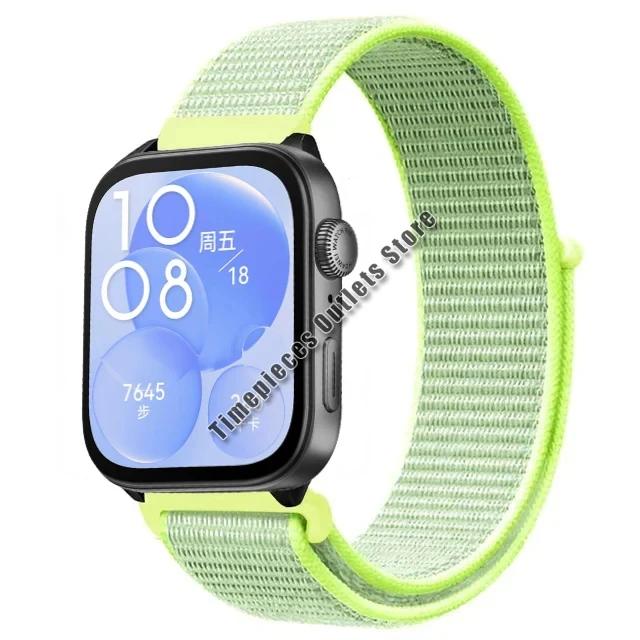 Nylon Loop Strap For Huawei Watch Fit 3 Sport Breathable Replacement Bracelet Wristband For Huawei Watch Fit 3 Belt Accessories