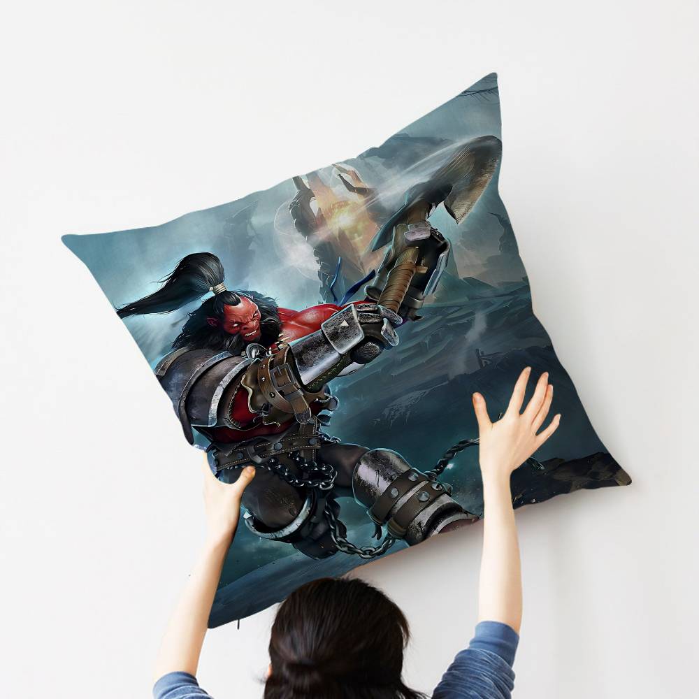 DDOTA  Character Stitch Lucky Dragon pillow cover sofa cushion cover home room decoration children gift