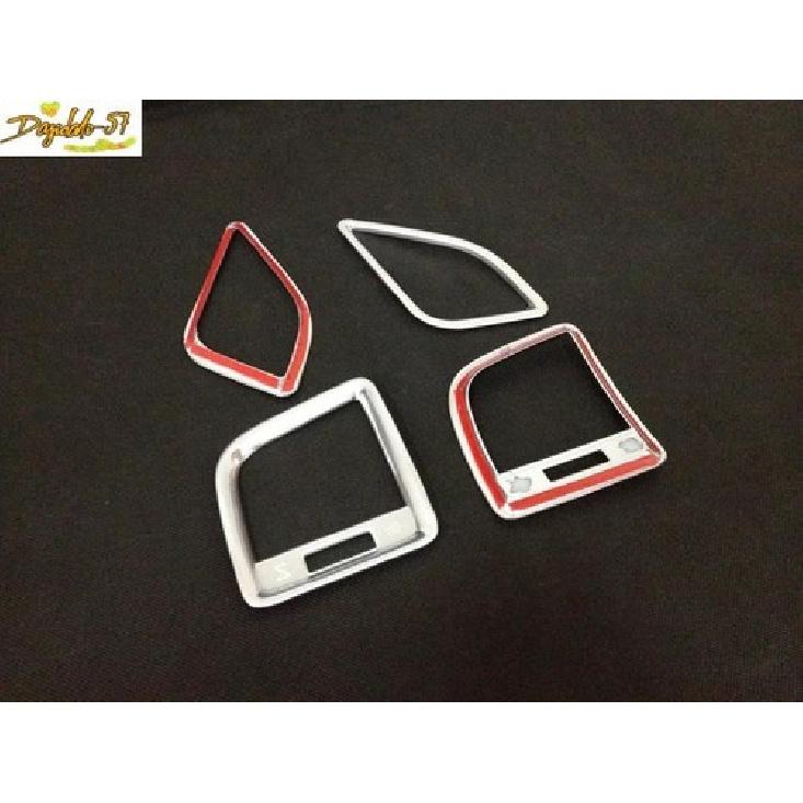 For Mazda CX-5 2013-2016 4 Pcs ABS Chrome Air Outlet Vent Trim Cover New
