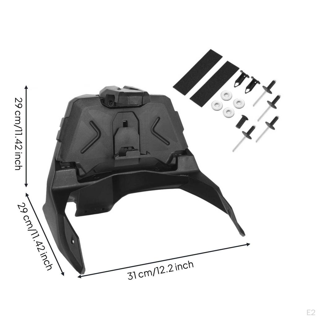 4Wheeler Holder with Storage Adjustable Device Box Easy To Install Phone Mount