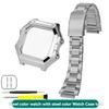 Custodia Metallica in Acciaio Inossidabile per Orologio Casio AE1200 AE1300 | Guscio di Ricambio Royale Mod | Aggiornamento Orologio Digitale Retro | Fai da Te
