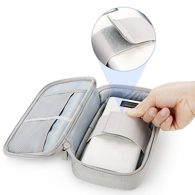 Portable Cable Storage Pouch Bags Accessories  For Cord Charger Power Hard Drive
