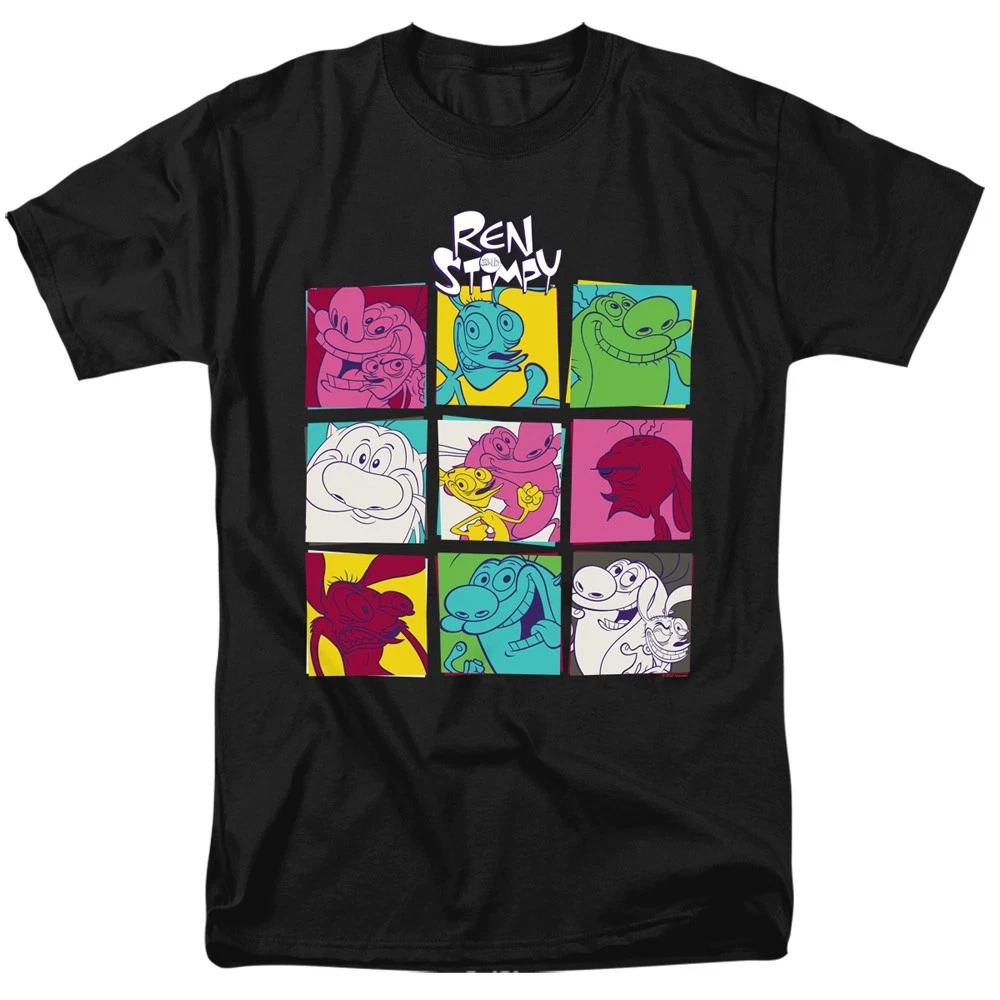 Ren And Stimpy - Ren And Stimpy Warhol 2 -  Unisex Children s T-shirt - Black 130